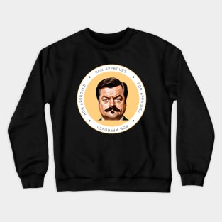 Ron Approves Funny Memes Design Crewneck Sweatshirt